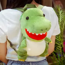 かわいらしい恐竜デザインのぬいぐるみリュックサック【子供用・男女兼用・小物入れ】
