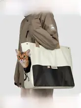 HiDREAM ショルダーキャンバスキャットバッグ【軽量・小型ペット用・ハンドキャリー】