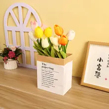 チューリップの造花【インテリア装飾・リビング・玄関用・デスク上に最適】