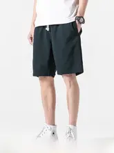 夏用 メンズ コットン薄手ショートパンツ【ゆったりフィット・ビーチ用・カジュアル】