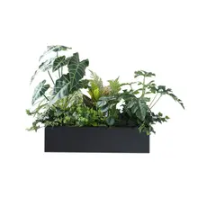 フェイク植物 フラワーボックス 屋外使用 緑化用 セット