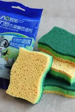 木材パルプコットン製 吸水性スポンジクロス【食器洗い・キッチン用・油汚れ防止】
