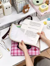 可愛らしい手提げファイルバッグ【大学生向け・授業用・書類収納】
