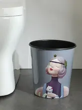 大容量家庭用ゴミ箱【シンプルデザイン・フタ無し・リビングキッチン寝室用】