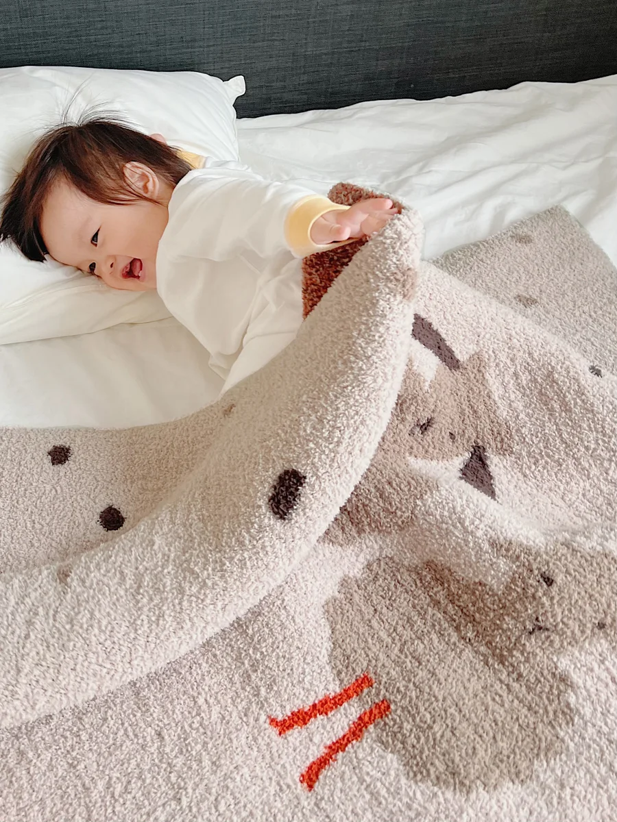 季節に応じた子供用ブランケット：赤ちゃん添い寝に最適な暖かさと通気性のバランス