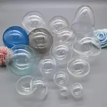 高透明プラスチック製ガチャポンカプセル【装飾用・空のカプセル】（セットアップ対応）