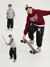 男児用スポーティパンツ【春秋用・極上の柔らかさ・大きいサイズ】（セットアップ対応）