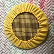 円形スツールカバー【背もたれ付き・座布団・昇降式椅子用・バースツール用】（セットアップ対応）