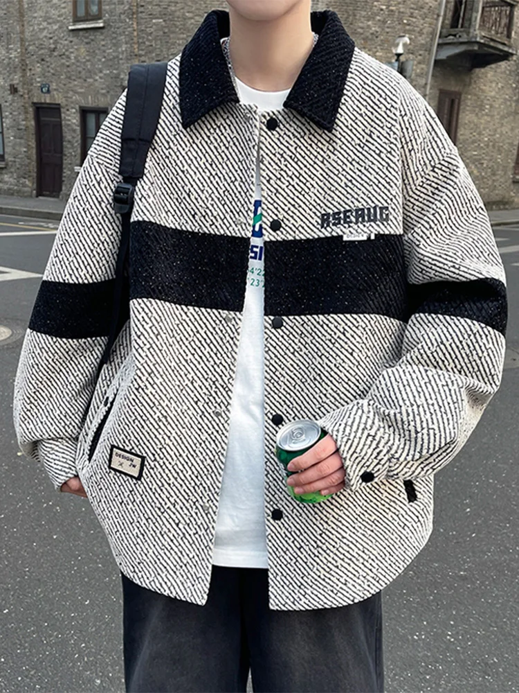 バイカラー デザインの春秋用ジャケット【フィット・カジュアルスタイル・若者向け】（セットアップ対応）