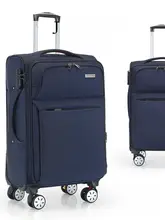大容量キャンバス旅行トランク【パスワードロック付き・デザイン性抜群】