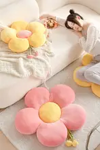 フラワーデザインのマットクッション【居間や寝室用・ソフトタイプ】