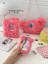 可愛いモンスターの学生カードケース【ぬいぐるみ付き・カーデザイン】