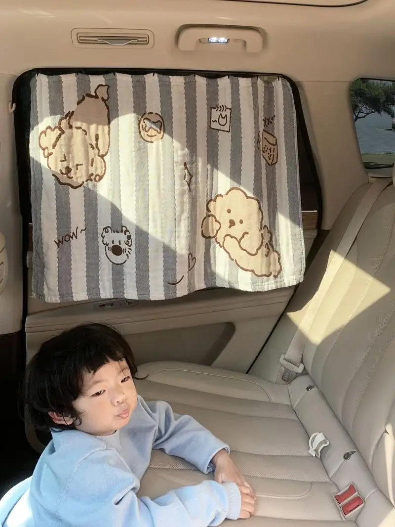 光るカーテンと蓄光カーテンの違いは？赤ちゃん用車載サンシェードで解決できる本当の悩みとは？