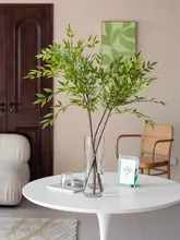 リアルな観葉植物 吊り鐘植物 室内景観 用のフェイクフラワー フロアディスプレイ 装飾