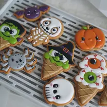 ハロウィン用 クッキー型セット【蜘蛛・コウモリ・南瓜・アイシングデザイン・クリエイティブベーキング】