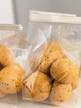 食品用ミニ透明密封袋【鉄製ワイヤーエッジ付き・お菓子やパン用】