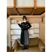 カーディガン ラウンドネック ハンドメイドリボン付き レディース 春秋向け ニットアウター