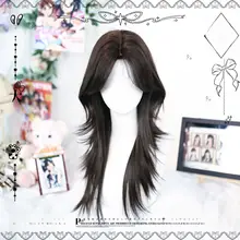 ロリータスタイルの夢のような青いレイヤーカットウィッグ【日常使い・フルヘッドタイプ】
