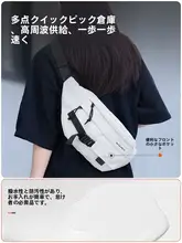 アウトドア用ショルダーバッグ【軽量・防水・収納ポケット付き】