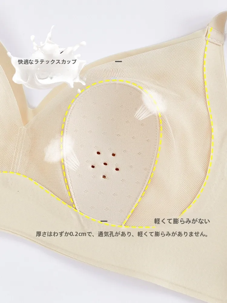 ノンワイヤーブラ 大きいサイズ 垂れない おすすめ：親肤日记 WX22055 の実用性とフィット感