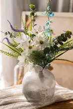 フェイクフラワー 装飾 小さな花束 テーブル用 食卓用 人工花 ドライフラワー フラワーアレンジメント