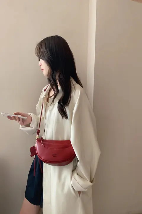 南風 Chio2nd ショルダーバッグ【レッド・高級感・斜め掛け・婚礼用】