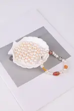 天然淡水パールバロックリブ太孔ビーズ DIY用ネックレス・ブレスレット材料