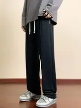 秋用 フィット メンズカジュアルパンツ【ストレート・ハイウエスト・ゆったりしたデザイン】
