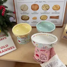 かわいい陶器製 猫用・犬用食器【水飲み碗・フードボウル・高脚デザイン】