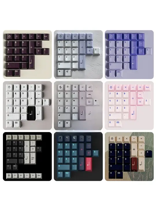 小数字区 Numpad オリジナル 高さ PBT 二色 タマイズ メカニカルキーボード キーキャップ