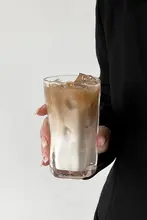 不規則カップ 家庭用アイスアメリカーノラテウィスキージュース冷飲 ガラス製
