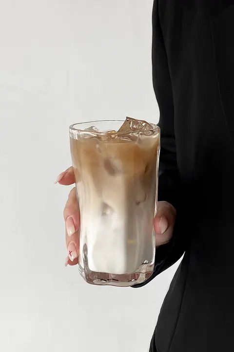 不規則カップ 家庭用アイスアメリカーノラテウィスキージュース冷飲 ガラス製