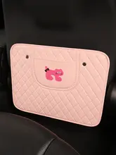 かわいいキャラクターのカーシート防止マット【後部座席用・汚れ防止・子供向け】