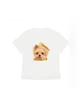 かわいいペットデザインの短袖Tシャツ【フィット感あり・日常用】