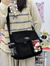 透明なデザインの大容量ショルダーバッグ【二次元・日常使い・肩掛け・斜め掛け】