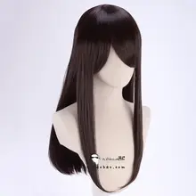 中長髪のコスプレ用ウィッグ【カトウケイ・ブラウン・内巻き】