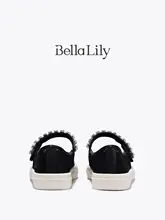 BellaLily春の新作レースメリージェーンシューズ