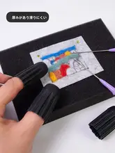 羊毛フェルト製 縫製用指サック【滑り止め・DIY向け・シリコン製・厚手】