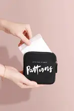 生理用ナプキン携帯用収納ポーチ【大容量・かわいいデザイン】