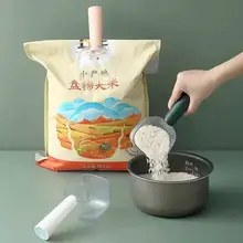 多機能デザインのプラスチック製米粉スプーン【長柄・家庭用】