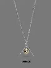 個性的なオリジナルネックレス【カップル用・チタン鋼製・シンプルデザイン・セーターアクセサリー】