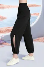 高腰デザインのゆったりヨガパンツ【防晒・ランタンパンツ・スポーツ用】（セットアップ対応）