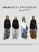 CBXLAB ストリートダンス トレンド ブランド ダイヤモンド レイジー Tシャツ