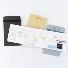 携帯用バンド付きメモ帳【ミニサイズ・週ごとの計画用】