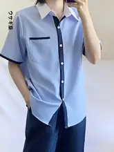 高校生向け夏用半袖シャツ【高級感・衿付き・ネクタイ・パンツ付き】（セットアップ対応）