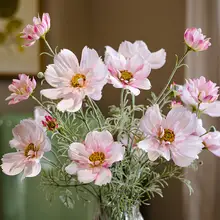 北欧風デザインのボヘミアンスタイルの造花【波斯菊の花束・写真撮影用】