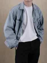 ヴィンテージ洗い加工デニムジャケット【ユニセックス・フィット】