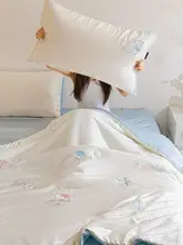 極上の柔らかさの天竺リネン夏用冷感布団【洗濯機対応・薄手】（セットアップ対応）
