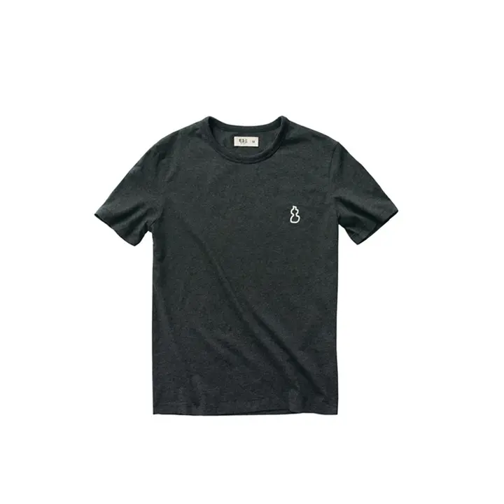 ラウンジ用 メンズ 刺繍入り クルーネック 半袖Tシャツ【長綿・プレーンカラー・カジュアルデザイン】