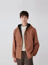 春用フード付きジャケット【ダブルサテン・男性用・カジュアルスタイル】